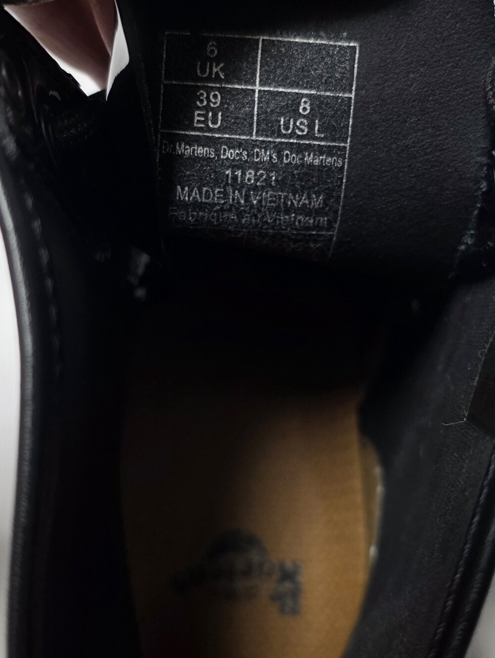 Dr.martens 1460 Patent Leather Boots Size 8 - Picture 10 of 13